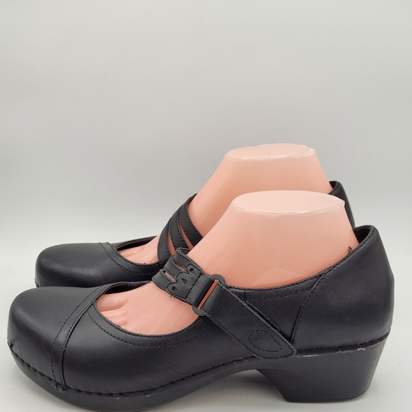 Dansko Tandy Nubuck Leather 2.25" Heel Mary Jane Shoes Size 41 US 10.5/ 11 - Picture 7 of 16